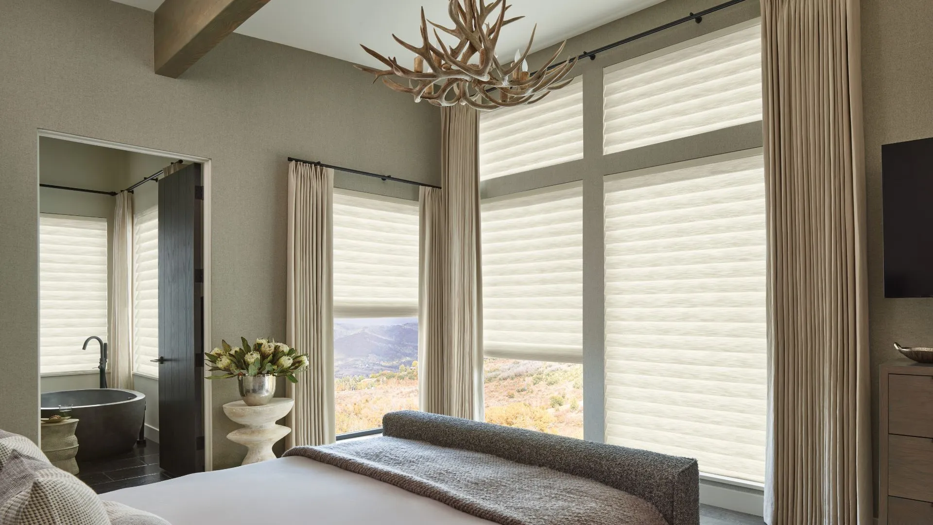 window treatments in bedroom